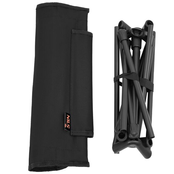 NILS CAMP składane krzesło turystyczne z etui NC3321 czarne, Kolor: czarny, Waga: 0,5, 5 zdjęcie