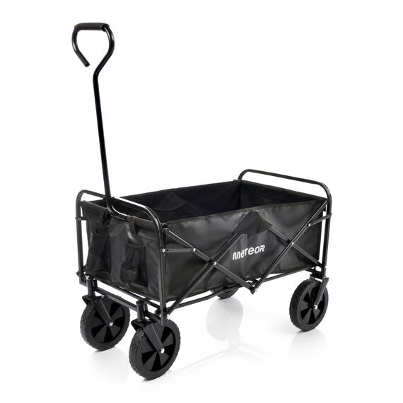 METEOR wózek transportowy turystyczny na plaże X-200 czarny, 11 zdjęcie