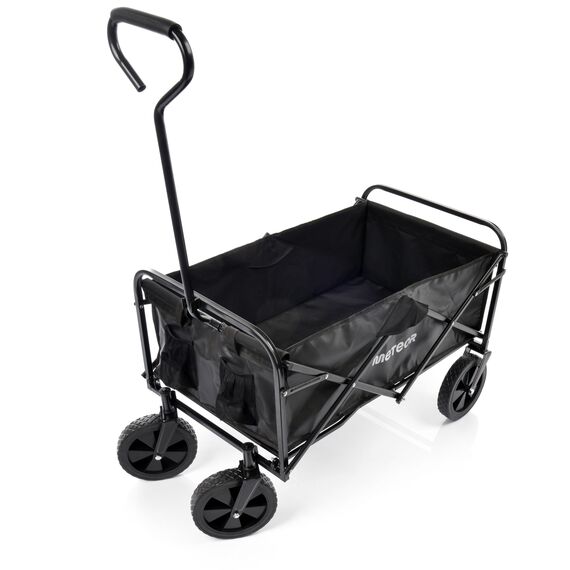 METEOR wózek transportowy turystyczny na plaże X-200 czarny, 8 zdjęcie