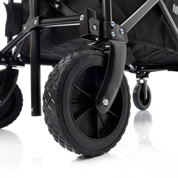METEOR wózek transportowy turystyczny na plaże X-300 czarny, 4 zdjęcie