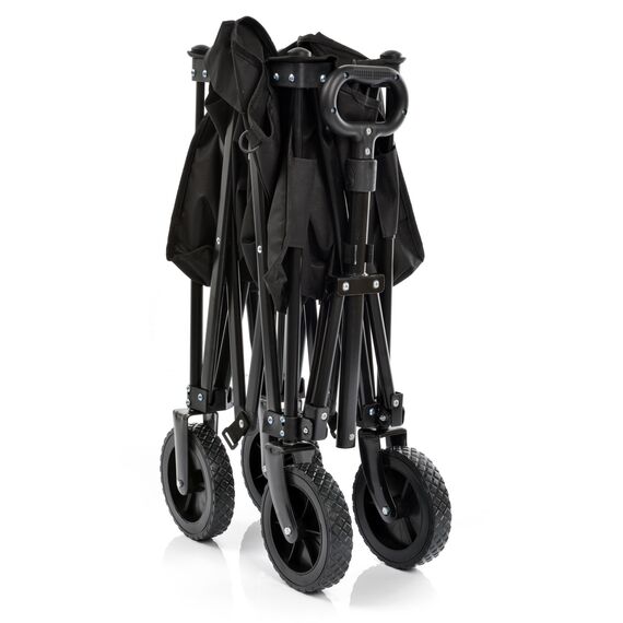 METEOR wózek transportowy turystyczny na plaże X-300 czarny, 3 zdjęcie