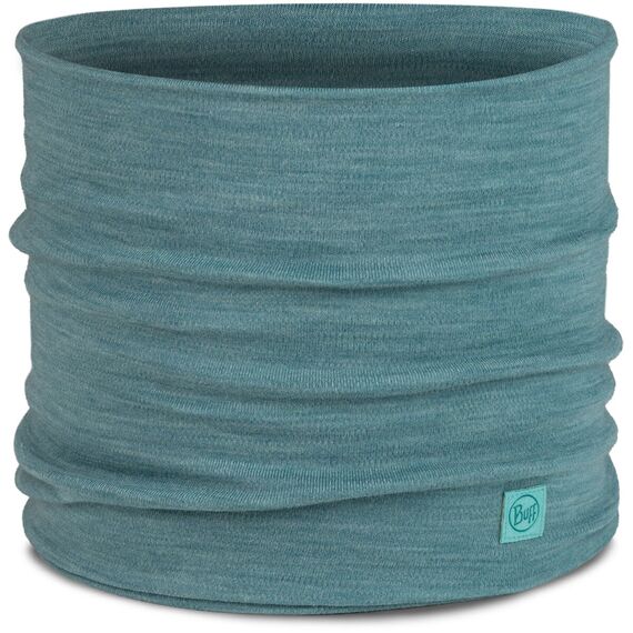 BANDANA BUFF MERINO HEAVYWEIGHT NECK WARMER SOLID POOL