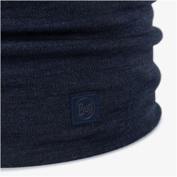 BANDANA BUFF MERINO HEAVYWEIGHT NECK WARMER SOLID INDIGO