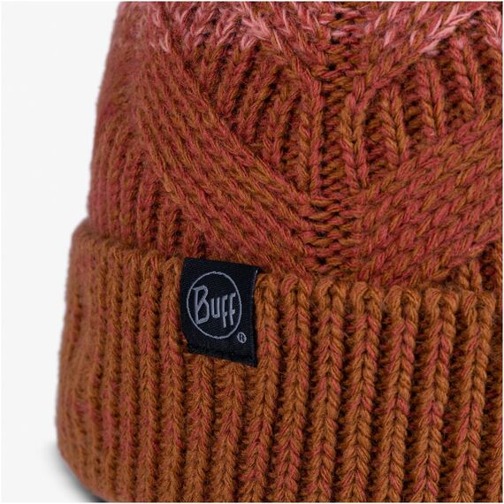 CZAPKA BUFF KNITTED & FLEECE BEANIE MASHA CINNAMON