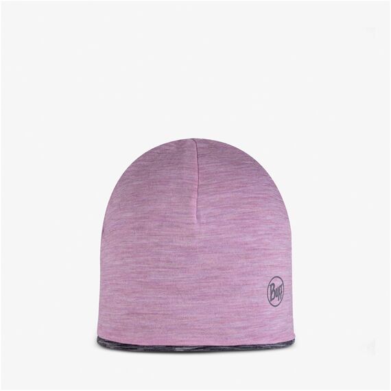 CZAPKA BUFF MERINO LIGHTWEIGHT BEANIE MULTISTRIPES PANSY-GRAPHITE