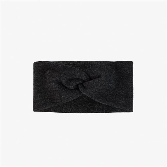 OPASKA BUFF MERINO FLEECE HEADBAND SOLID BLACK