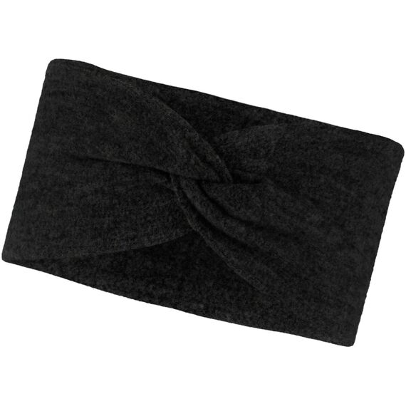 OPASKA BUFF MERINO FLEECE HEADBAND SOLID BLACK OPASKA BUFF MERINO FLEECE HEADBAND SOLID BLACK