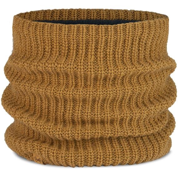 KOMIN BUFF KNITTED & FLEECE NECKWARMER JARN OCHER