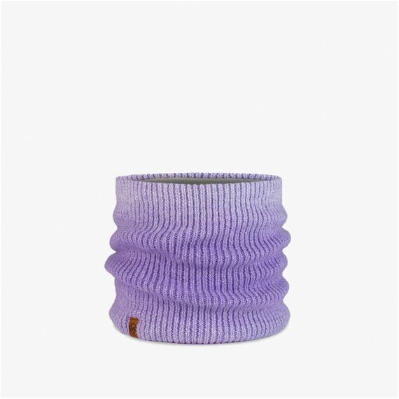 KOMIN BUFF KNITTED & FLEECE NECKWARMER MARIN LAVENDER