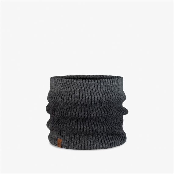KOMIN BUFF KNITTED & FLEECE NECKWARMER MARIN GRAPHITE