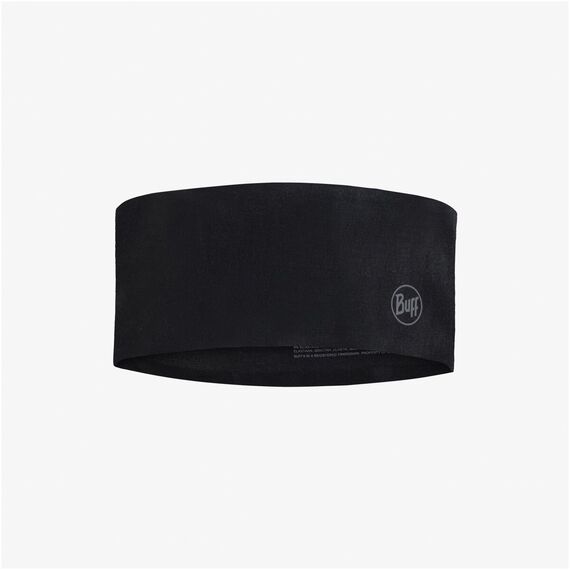 BUFF THERMONET HEADBAND SOLID BLACK