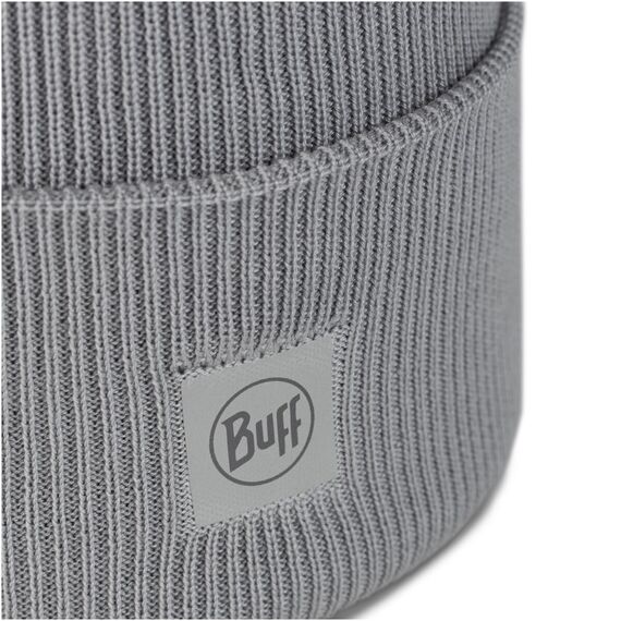 CZAPKA BUFF CROSSKNIT BEANIE SOLID LIGHT GREY