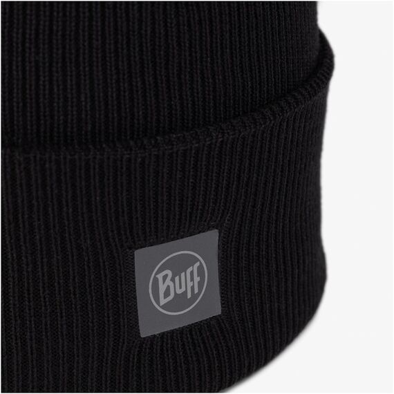 BUFF CROSSKNIT BEANIE SOLID BLACK