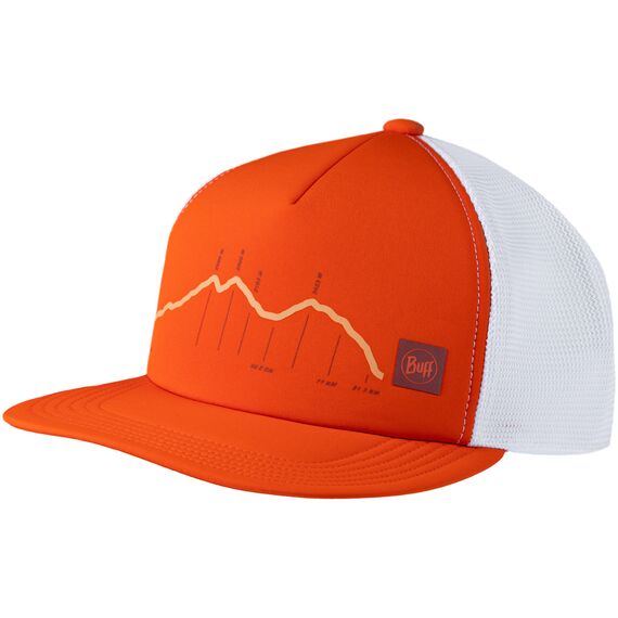 BUFF EXPLORE TRUCKER CAP CRAM POPPY, Kolor: czerwony