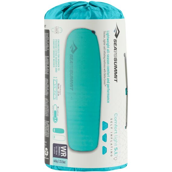 SEA TO SUMMIT Mata samopompująca Comfort Light S.I. Mat Women's dla kobiet zielona, 3 zdjęcie