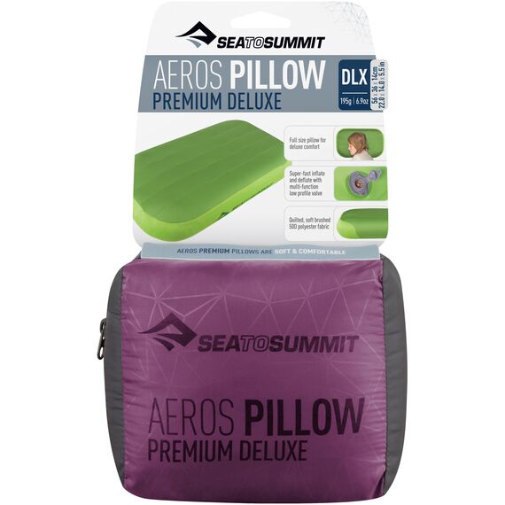 SEA TO SUMMIT Poduszka Aeros Premium Pillow Traveller, Kolor: fioletowy
