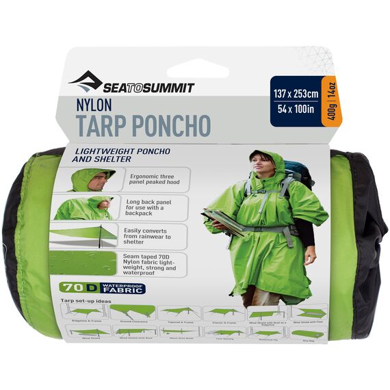 SEA TO SUMMIT Poncho 70D Nylon Tarp