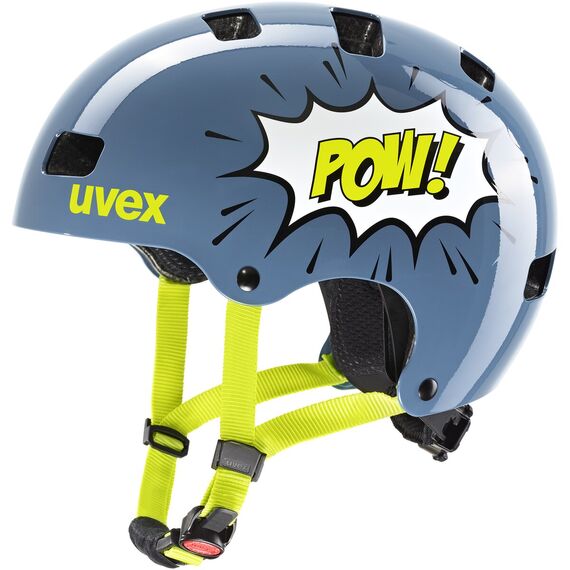 Uvex Kask rowerowy Kid 3 granatowy, Kolor: granatowy, Rozmiar: 55-58