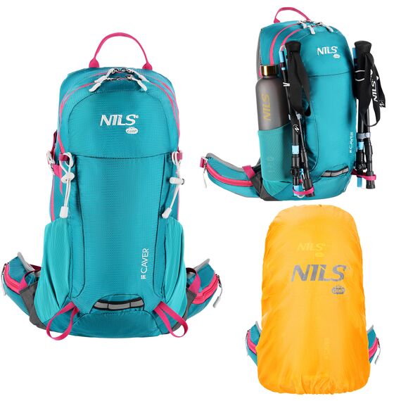 Plecak trekkingowy lekki 18L NILS CAMP NC1950 niebieski, Kolor: niebieski, Waga: 0,4, Rozmiar: one size