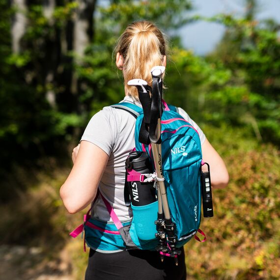 Plecak trekkingowy lekki 18L NILS CAMP NC1950 niebieski, Kolor: niebieski, Waga: 0,4, Rozmiar: one size, 3 zdjęcie