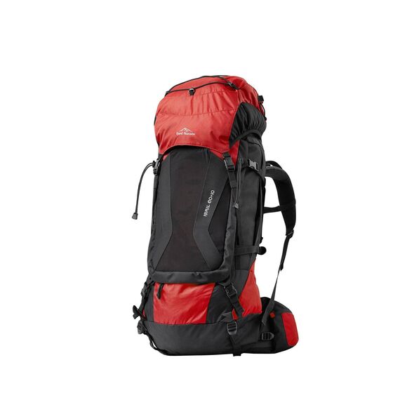 Fjord Nansen plecak turystyczny trekkingowy FN HIMIL 60 + 10L czarny/czerwony