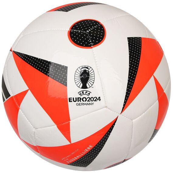 adidas Piłka Euro24 Club Fussballliebe IN9372, Kolor: biały, Rozmiar: 5
