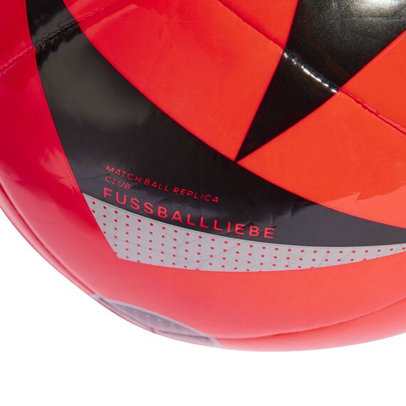 adidas Piłka Euro24 Club Fussballliebe IN9375, Kolor: czerwony, Rozmiar: 5, 4 zdjęcie adidas Piłka Euro24 Club Fussballliebe IN9375, Kolor: czerwony, Rozmiar: 5, 4 zdjęcie
