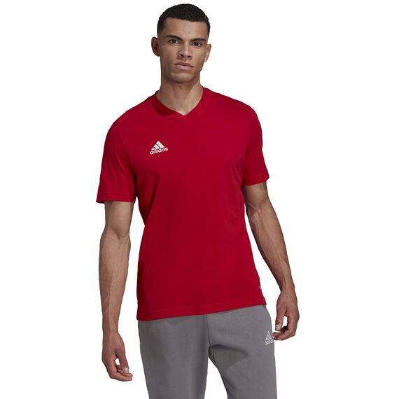 adidas Koszulka ENTRADA 22 Tee HC0451, Kolor: czerwony, Rozmiar: L, 2 zdjęcie
