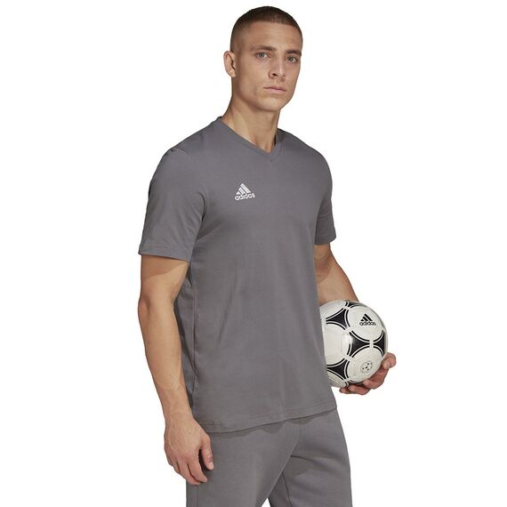 adidas Koszulka ENTRADA 22 Tee HC0449 szara, Kolor: szary, Rozmiar: L, 3 zdjęcie