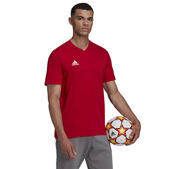 adidas Koszulka ENTRADA 22 Tee HC0451, Kolor: czerwony, Rozmiar: XXL, 4 zdjęcie