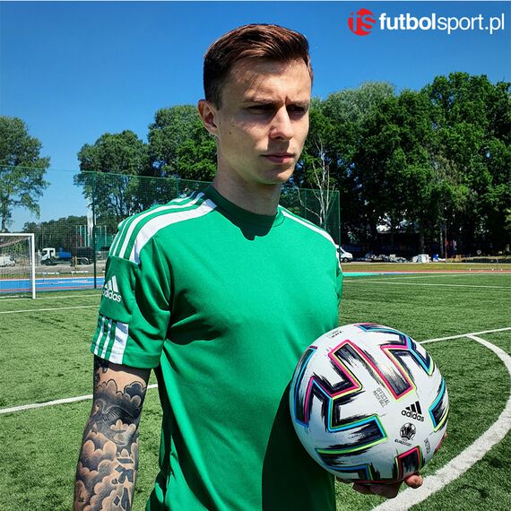 adidas Koszulka SQUADRA 21 JSY GN5721 zielona, Kolor: zielony, Rozmiar: S, 2 zdjęcie