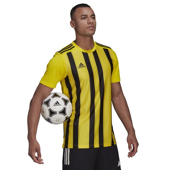 adidas Koszulka STRIPED 21 JSY GV1378 żółta, Kolor: żółty, Rozmiar: S, 4 zdjęcie