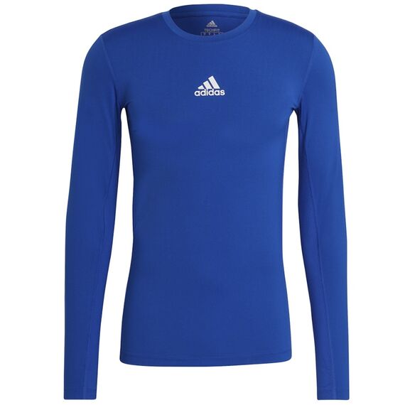 adidas Koszulka TECHFIT LS TOP GU7335 niebieska, Kolor: niebieski, Rozmiar: M
