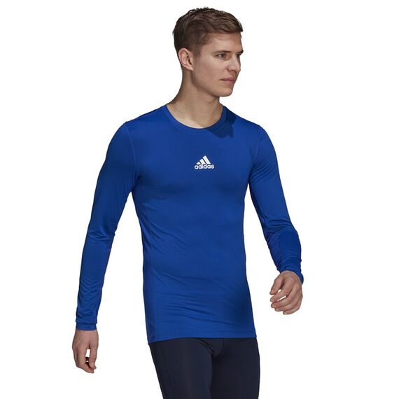 adidas Koszulka TECHFIT LS TOP GU7335 niebieska, Kolor: niebieski, Rozmiar: XL, 3 zdjęcie