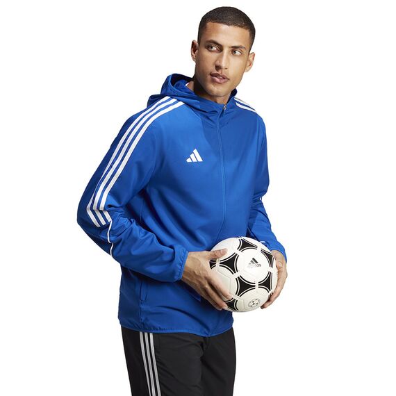 adidas Kurtka TIRO 23 Windbreaker IA1619 niebieska, Kolor: niebieski, Rozmiar: M, 3 zdjęcie