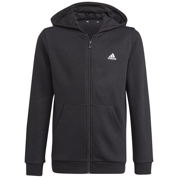adidas Bluza chłopięca zapinana Boys Essentials Big Logo Track Top GN4020 czarna, Kolor: czarny, Rozmiar: 140 cm