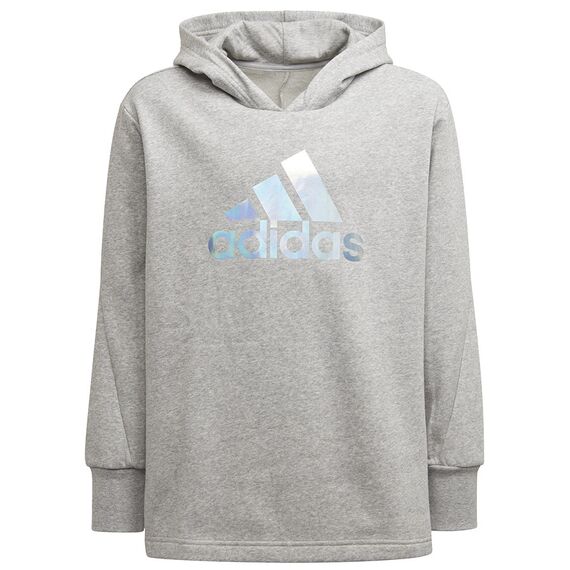 Adidas Bluza G M Hoodie girls H57219 szara, Kolor: szary, Rozmiar: 152 cm