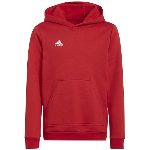 adidas Bluza ENTRADA 22 Hoody Y H57566 czerwona, Kolor: czerwony, Rozmiar: 116 cm