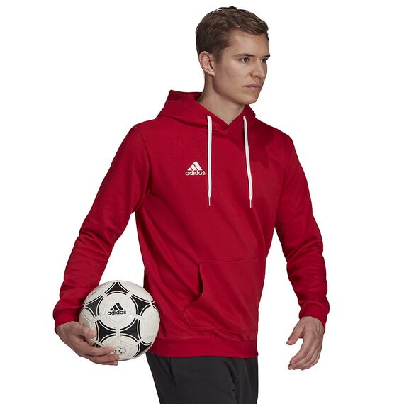 adidas Bluza ENTRADA 22 Hoody H57514 czerwona, Kolor: czerwony, Rozmiar: S, 3 zdjęcie
