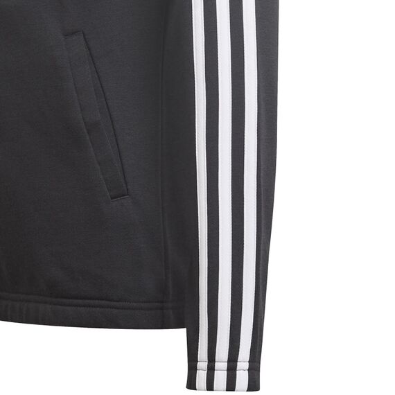 adidas Bluza dziewczęca Girls Essentials 3S Full-zip Hoodie GQ8356, Kolor: czarny, Rozmiar: 134 cm, 4 zdjęcie