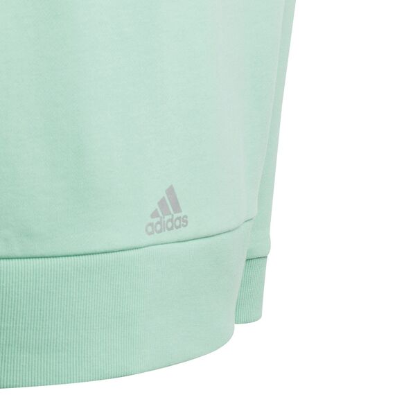 adidas Bluza D Hoody Jr HR5825, Kolor: zielony, Rozmiar: 176 cm, 4 zdjęcie