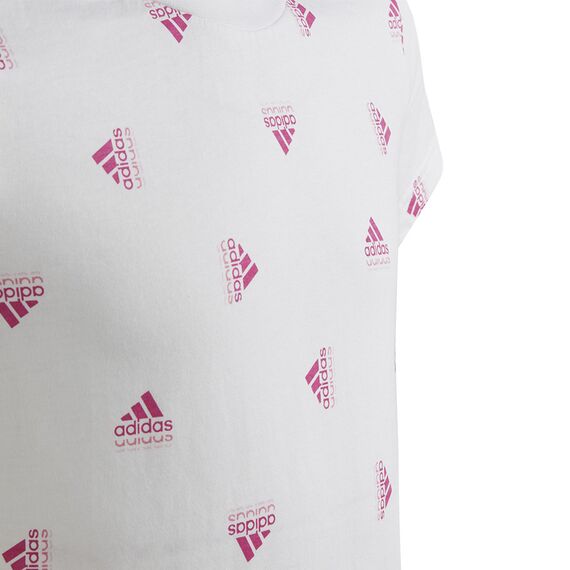 adidas Koszulka dziecięca BLUV Tee girls IB8918, Kolor: biały, Rozmiar: 170 cm, 3 zdjęcie