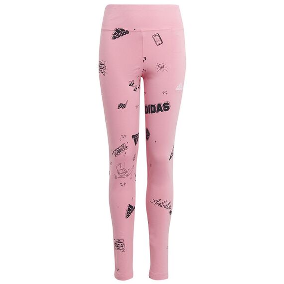 adidas Legginsy JG Bluv Q3 Tight girls Jr IA1568 różowe, Kolor: różowy, Rozmiar: 152 cm
