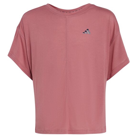 adidas Koszulka dziecięca na jogę Yoga Tee girls IC0323, Kolor: różowy, Rozmiar: 152 cm