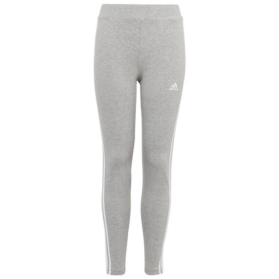 adidas Legginsy 3 Stripes TIG girls Jr IC3624 szare, Kolor: szary, Rozmiar: 164 cm