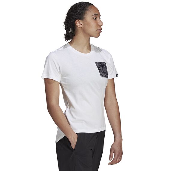 adidas Koszulka TX Pocket Tee GU8983 biała, Kolor: biały, Rozmiar: L, 3 zdjęcie