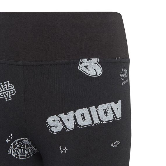 adidas Legginsy dziecięce JG Bluv Q3 Tight girls Jr IA1567, Kolor: czarny, Rozmiar: 170 cm, 3 zdjęcie