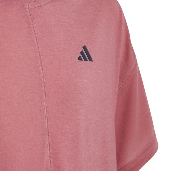 adidas Koszulka dziecięca na jogę Yoga Tee girls IC0323, Kolor: różowy, Rozmiar: 152 cm, 3 zdjęcie adidas Koszulka dziecięca na jogę Yoga Tee girls IC0323, Kolor: różowy, Rozmiar: 152 cm, 3 zdjęcie