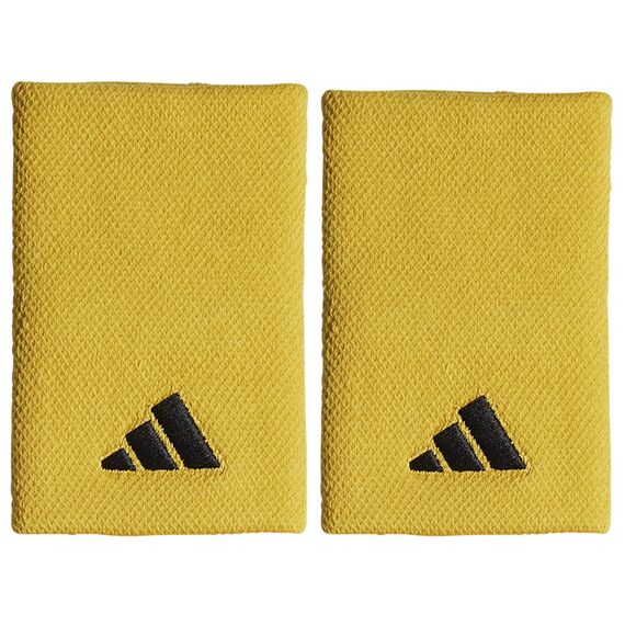 adidas Opaski na nadgarstki Tennis WB Large IC6510, Kolor: żółty, Rozmiar: OSFM