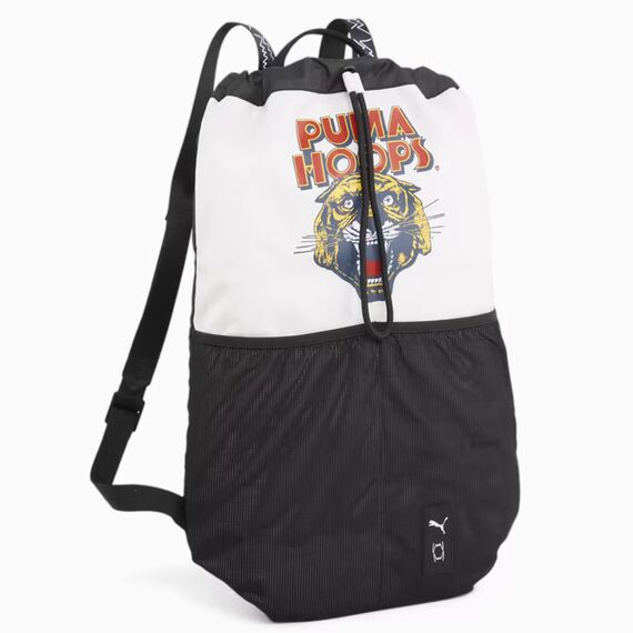 Puma Plecak worek Basketball Gym Sac 090021-04, Kolor: biały